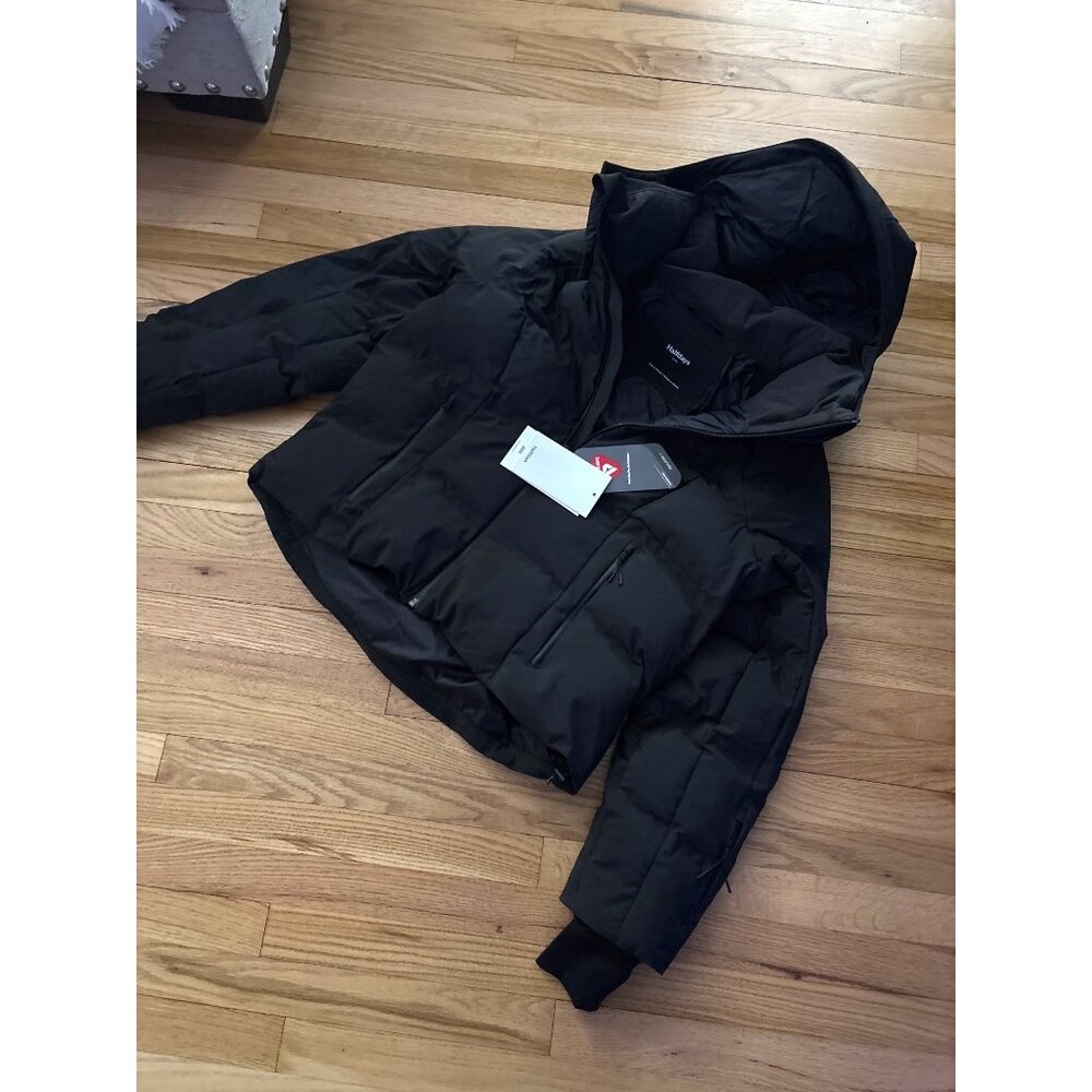 Halfdays Georgie Puffer Jacket Black XL, new with tags, Removable Hood - Picture 4 of 9